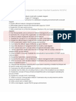 Network Management Important and Super Important Questions-18CS742