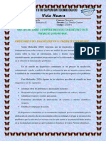 Investigar Sobre La Importancia Del Diagnóstico en El Proyecto Comunitario.