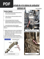 I.T PC2000-Retirar Entrada de Ar Sistema Common Rail