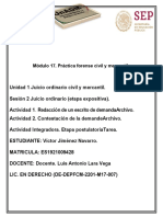 Módulo 17. Práctica Forense Civil y Mercantil