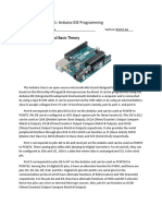 Arduino IDE Programming - Simple Interrupt Application