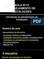 Planejamento de Instalações - Slides - Aulas 01 A 07