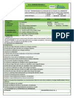 Ficha Actividad N°08 Los Factores Externos A Los Organismos Modifican Su Estructura Genética