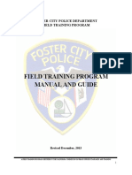 Field Training Program Manual and Guide