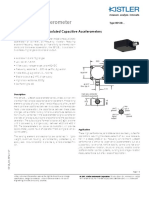 Kistler Accelerometer K-Beam 8212B