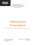 Psicología Comunitaria (Intervención)