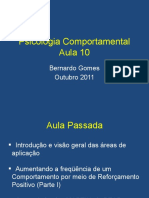 Psicologia Comportamental Aula 8