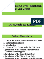 Jurisdiction of Civil Courts