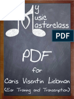 CarisVisentinLiebman EarTraining Transcription PDF