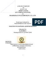 Derivatives (Futures & Options) Sharekhan Stockbroking Co. LTD