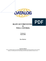 Blow Out Prevention & Well Control: March 2001