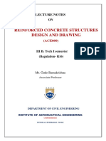 Reinforced Concrete Structures Design and Drawing: Lecture Notes