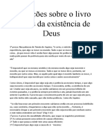 Anotações Sobre o Livro Provas de Deus