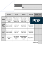 Rúbrica de Evaluación 4tas Aumentadas o 5tas Disminuídas