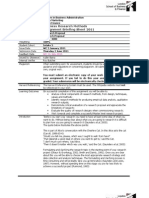 Masters Research Proposal Assignment Intake 5