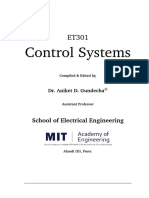 Unit 1, 2 Control - Systems - Notes