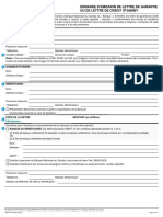 PPO Form 25947 001 Demande Emission Garantie Lettre