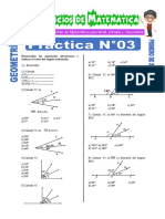 Ejercicios de Ángulos para Primero de Secundaria