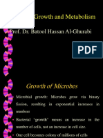 Bacterial Growth and Metabolism: Prof. Dr. Batool Hassan Al-Ghurabi