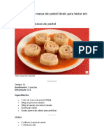 Receitas de Pastel