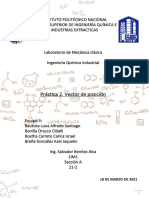 Práctica 2 Vector de Posición-Equipo3