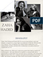 Zaha Hadidd