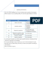 TOEIC Complete Speaking Tests