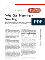 TS012 Wet Gas Metering Sampling