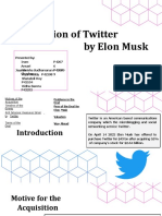 M&a Twitter and Elon Musk