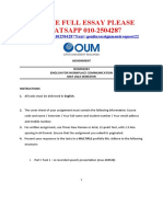 Oumh2203 English For Workplace Communication