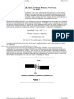 Build A 9 DB, 70cm, Collinear Antenna From Coax: by N1Hfx
