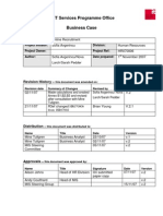 IT Services Programme Office Business Case: Revision History