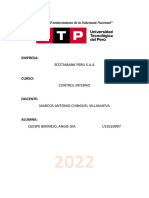 Semana 8 - Tarea Académica 2 - Componentes Del Control Interno Del Modelo COSO ERM 2013