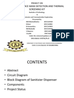 Automatic Face Mask Detection and Thermal Screening Kit: Project On