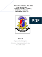 Programa Analitico Uab Penal-II