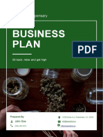 Marijuana Business Plan Example