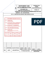 RFQ For RESTRICTION ORIFICE AND ORIFICE PLATE