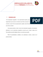 Informe de Levantamiento Con Cinta Metri