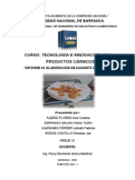 Informe 04 Elaboración de Nuggets de Cerdo