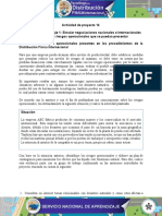 Evidencia 1 Plan de Contingencia Identificar Los Riesgos Operacionales Presentes en Los Procedimientos de Distribucion Fisica Internacional