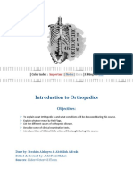 L1 - Introduction To Orthopedics