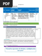 "Multiplicacion y Division de Un Número Por La Unidad Seguida de Ceros Matematica 5°