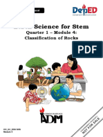 Earth Science For Stem: Quarter 1 - Module 4: Classification of Rocks