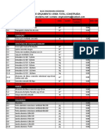 Planilha de Orçamento de Obra Modelo 3