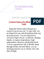 Control Valve Training Material