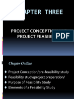 Chapter Three: Project Conception and Project Feasibility