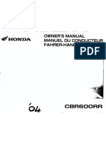 2004 CBR600RR Owners Manual