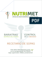 Recetario de Sopas: Bariatras Control