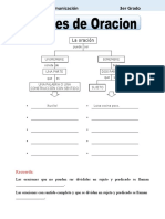 Clases de Oracion para Tercero de Primaria