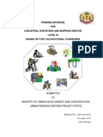 Level III - Cadastral Surveying and Mapping Service